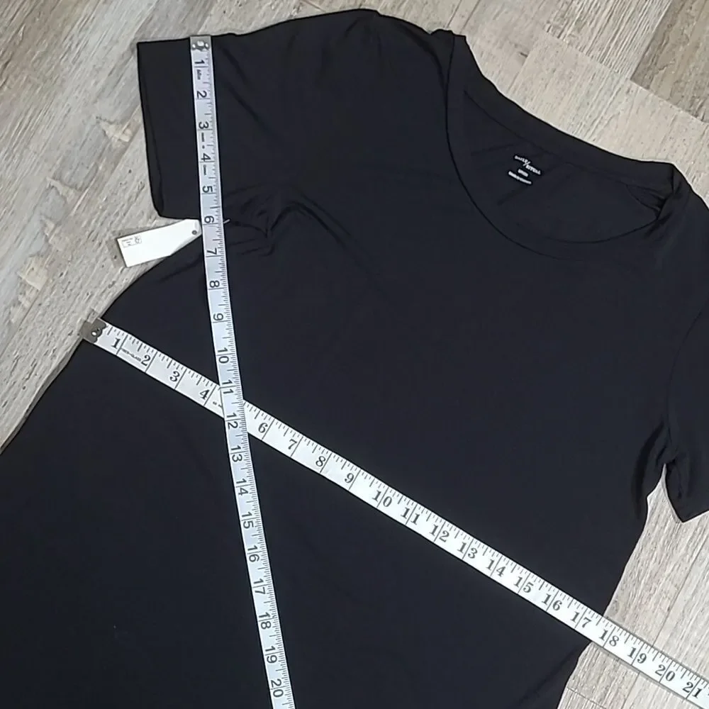 @danniejbdb 4 Daily Ritual Jersey Short Sleeve Shirts W/ S High-Low Tunic NWT - Picture 13 of 15